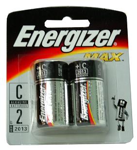 ENERGIZER MAX BATTERIES C  LR14 PACK OF 2